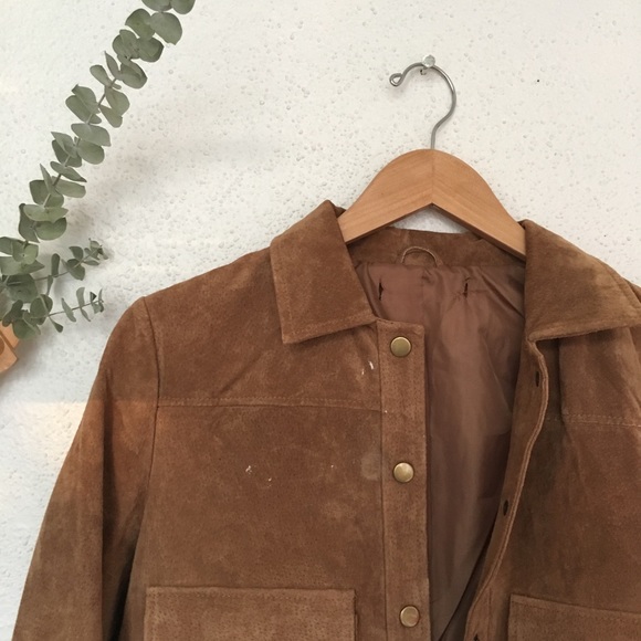 VTG Suede Leather Jacket - Picture 3 of 6